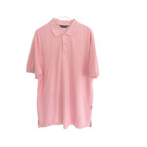 Scott Barber Pink 100% Pima Cotton Polo Shirt Sz XL